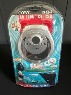 Vintage Coby CX-CD646 CD Sound Cruiser portable CD/MP3 player NEW SEALED